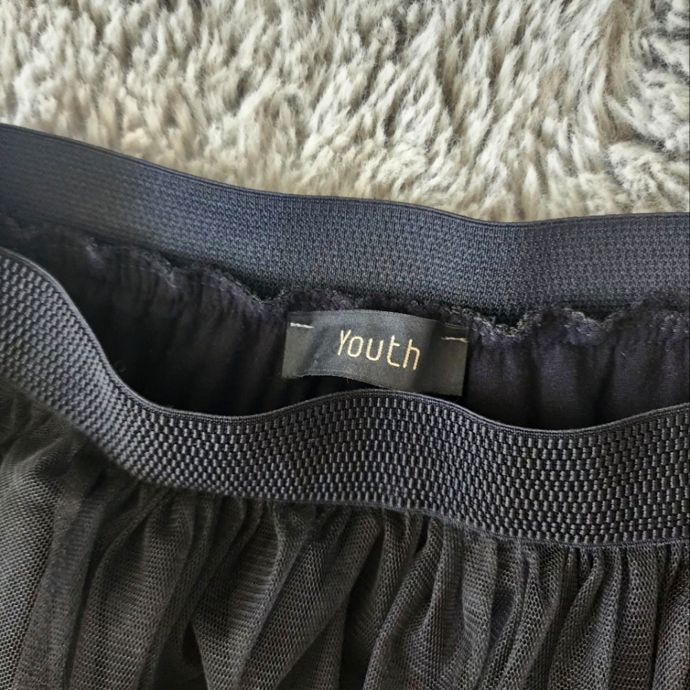Black Tulle Skirt Brand Youth made in Italy